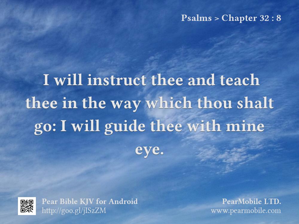 Psalms, Chapter 32:8